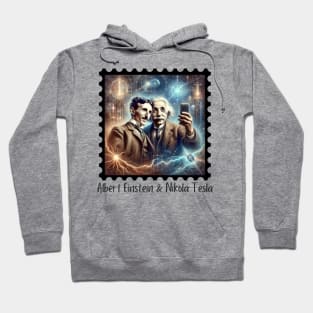 Einstein & Tesla Selfie II Hoodie